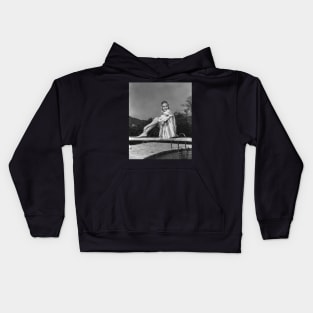 Grace Kelly beach Kids Hoodie